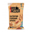 Батончик FOOD MISSION Солений Арахіс 40г